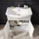 Capri Cotton White Combination Vanity Basin and Miami Toilet 1350mm - Chrome Handles