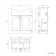 Capri Fog Grey Combination Vanity Basin and Miami Toilet 1150mm - Chrome Handles