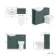 Capri Mystic Green Combination Vanity Basin and Miami Toilet 1050mm - Chrome Handles