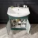 Capri Mystic Green Basin Vanity and Back To Wall Unit 1150mm (Excludes Toilet) - Chrome Handles