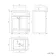 Milos Cotton White Vanity with Troy Basin 600mm - Brushed Handles