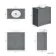 Milos Fog Grey Vanity with Oval Basin 800mm - Brushed Handles