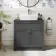 Milos Slate Grey Vanity with Troy Basin 800mm - Brushed Handles