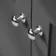 Milos Slate Grey Basin Vanity 600mm - Chrome Handles