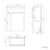 Milos Slate Grey Combination Vanity Basin and Miami Toilet 1100mm - Chrome Handles