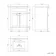 Milos Slate Grey Combination Vanity Basin and Houston Toilet 1100mm - Chrome Handles