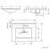 Milos Slate Grey Basin Vanity 600mm - Traditional Handles