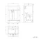 Milos Navy Blue Combination Vanity Basin and Houston Toilet 1000mm - Chrome Handles