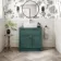 Milos Mystic Green Vanity with Troy Basin 800mm - Traditional Handles
