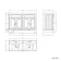 Lucia Graphite Grey Double Basin Vanity 1200mm