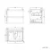 Corsica Tungsten Grey Wall Hung Drawer Vanity with Marble Top & Marin Basin 600mm