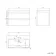 Corsica Tungsten Grey Wall Hung Basin Drawer Vanity 800mm