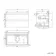 Corsica Tungsten Grey Wall Hung Drawer Vanity with Marble Top 800mm - Excludes Counter Top Basin