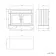 Lucia Inky Blue Cabinet with Marble Top 1030mm - Excludes Counter Top Basin