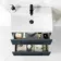 Elba Inky Blue Wall Hung Basin Drawer Vanity 600mm with Matt Black Stand