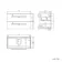 Elba Gloss White Wall Hung Basin Drawer Vanity 800mm with Matt Black Stand