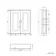 Dove Grey Wall Hung Cabinet 700x600mm