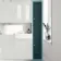 Monaco Inky Blue Floor Standing Tall Cabinet Unit 1900x300mm