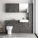 Harper Charcoal Elm Side Cabinet Unit 300mm