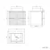 Crete Fluted Apex Oak Wall Hung Drawer Vanity with Marble Top & Cody Basin 600mm