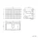 Crete Fluted Apex Oak Wall Hung Drawer Vanity with Marble Top & Cody Basin 800mm