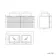 Crete Fluted Apex Oak Double Wall Hung Drawer Vanity with Marble Top & Cody Basin 1200mm