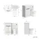 Havana Fluted Coastal White Combination Vanity Basin and Aruba Toilet 1000mm - Black Accents