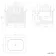 Sorrento Fluted Coastal White Wall Hung Drawer Vanity with Marble Top & Reno Basin 600mm