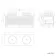 Sorrento Fluted Coastal White Double Wall Hung Drawer Vanity with Marble Top & Nevis Basin 1200mm