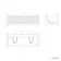 Sorrento Fluted Country Oak Wall Hung Drawer Vanity with Matt White Double Basin 1200mm