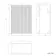 Sicily Fluted Country Oak Basin Vanity and Back To Wall Toilet Unit 1200mm (Excludes Toilet) - Chrome Handles