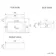 Sicily Fluted Coastal White Combination Vanity Basin and Aruba Toilet 1500mm - Brushed Brass Accents