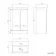 Corsica Gloss White Slimline Basin Vanity 500mm