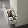 Crete Fluted Linen White Vanity Drawer with Marble Top 600mm - Excludes Counter Top Basin