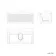 Sorrento Fluted Matt Black Wall Hung Drawer Vanity with Matt White Basin 1000mm