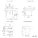 Sicily Fluted Black Walnut Combination Vanity Basin and Miami Toilet 1500mm - Chrome Handles