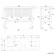 Maru Walnut Wood Grain Vanity Unit 1400mm
