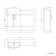 100% Waterproof - Harper Gloss White PVC Basin Vanity and Back To Wall Toilet Unit 1000mm (Excludes Toilet) - Brushed Brass Accents