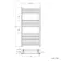 Barcelona Electric Antique Gold Straight Heated Towel Rail 1200x600mm