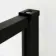 Munich Matt Black Grid 8mm Wet Room Shower Glass 1400mm & 250mm Pivotal Return Panel