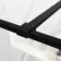 Munich Matt Black Grid 8mm Walk In Shower Enclosure 800mm & 900mm Glass with Pivotal Return Panel