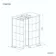Munich Matt Black Grid 8mm Walk In Shower Enclosure 800mm & 900mm Glass with Pivotal Return Panel