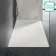 Berlin Rectangular Matt White Slate Effect SMC Composite Shower Tray 1700x900mm