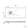 Berlin Rectangular Matt Black Slate Effect SMC Composite Shower Tray 1400x700mm