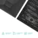 Berlin Rectangular Matt Black Slate Effect SMC Composite Shower Tray 1500x800mm