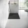 Berlin Rectangular Matt Black Slate Effect SMC Composite Shower Tray 1200x900mm