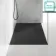 Berlin Rectangular Matt Black Slate Effect SMC Composite Shower Tray 1400x900mm