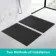 Berlin Rectangular Matt Black Slate Effect SMC Composite Shower Tray 1600x900mm
