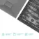 Berlin Rectangular Dark Grey Slate Effect SMC Composite Shower Tray 1100x800mm