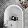 Grosvenor 1800mm Roll Top Bath - Black Ball Feet